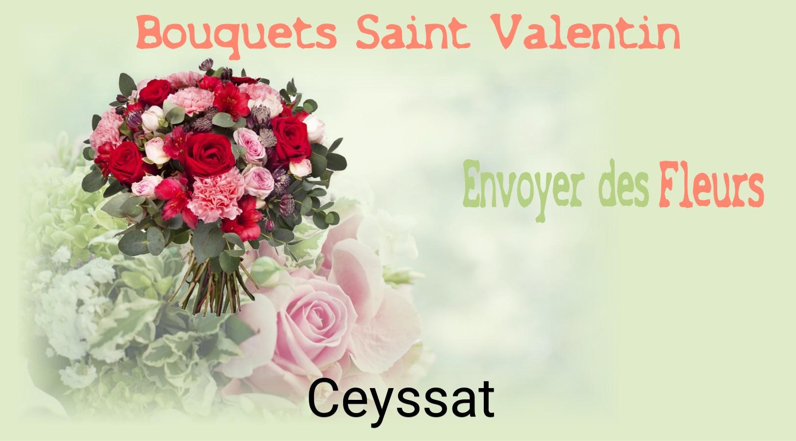 Roses de Saint-Valentin livrées à Ceyssat